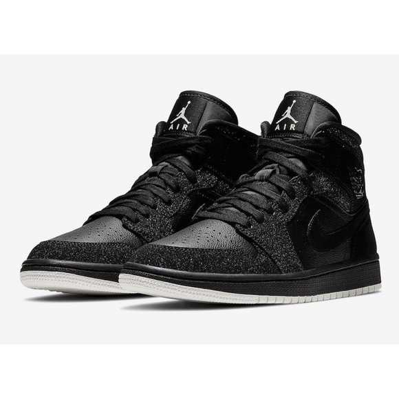 Jordan Shoes - 🔥 SALE! Air Jordan 1 Black Glitter WMNS 10
